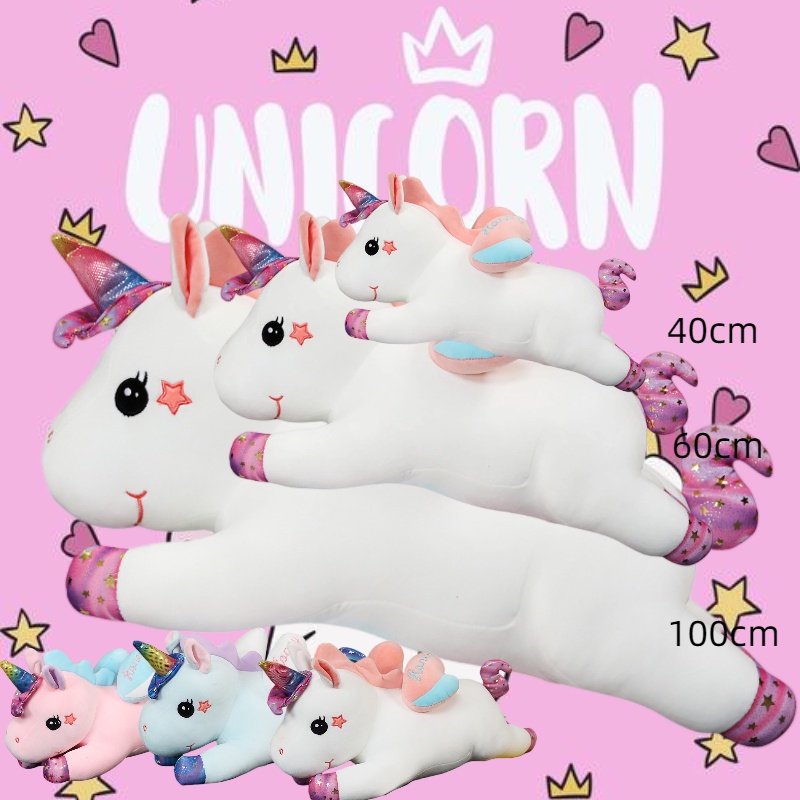 Unicorn Putih Elegan Mewah Ideal Untuk Dekorasi Ruangan