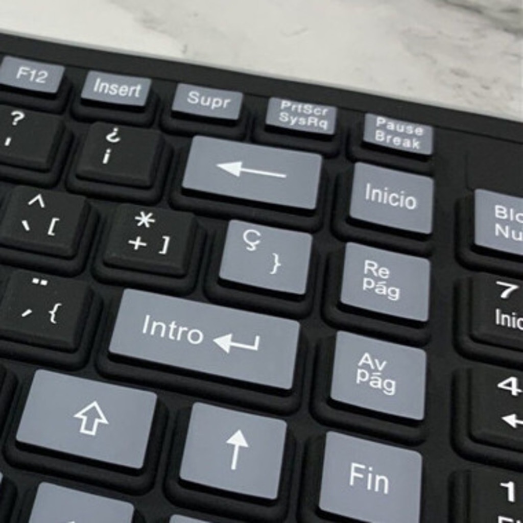 103kunci Keyboard Kabel Keyboard Spanyol USB Kabel Keyboard Silikon Keyboard Mute Keyboard Ringan Keyboard Portable