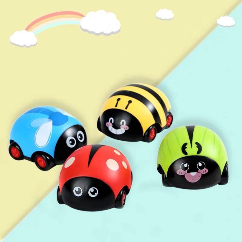 Inertia Arah Mobil Ganda Panda Simulasi Serangga Hewan Tarik Kembali Mainan Anak