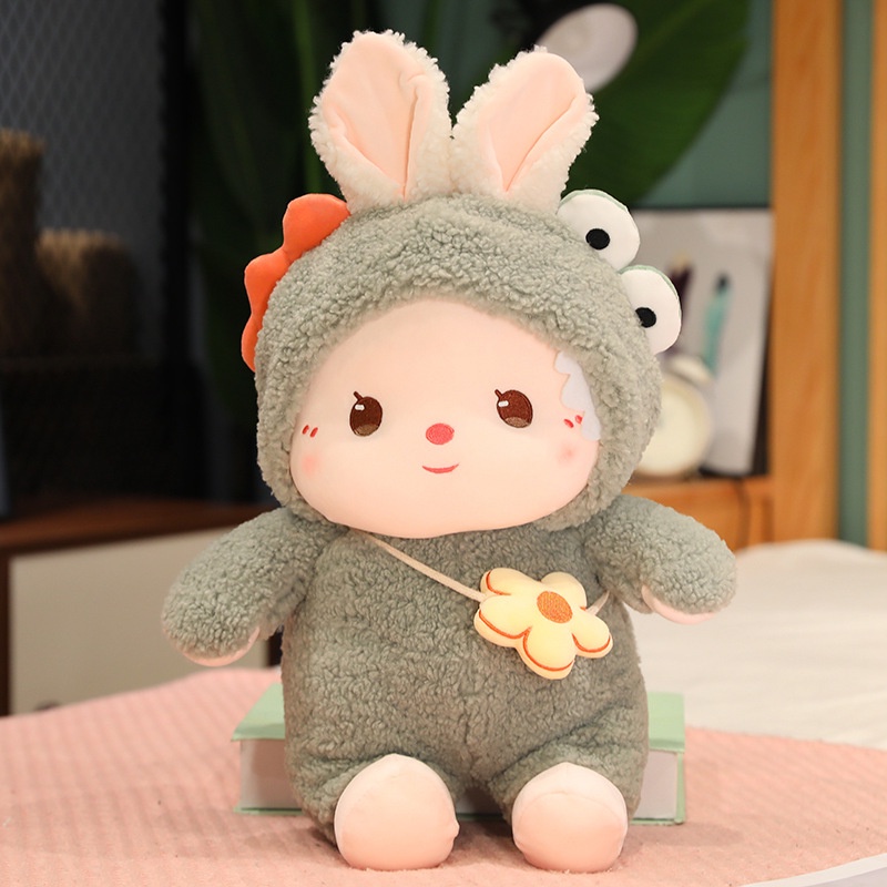 40 Cm/30 cm Bunny Kelinci Mainan Mewah Lucu Piggy Gajah Kartun Boneka Bantal Gadis Hadiah Anak