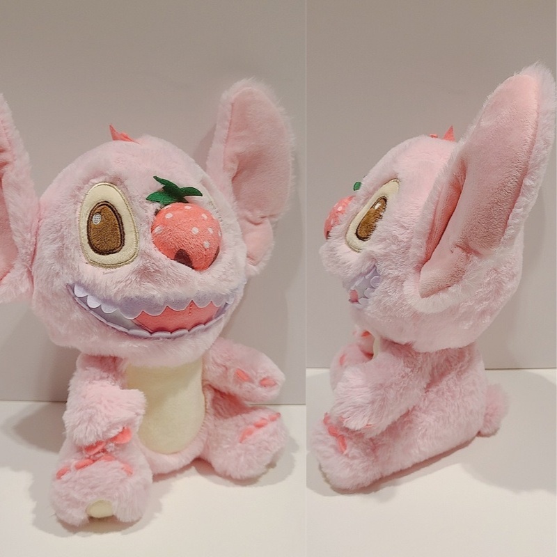 Mainan Stitch Strawberry Plush Dengan Tiga Ukuran Ulang Tahun Untuk Hadiah