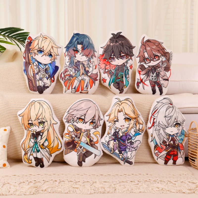 Honkai:star Plush Rail Dolls Throw Pillow Kafka Bronya Seele Stelle Mainan Hadiah