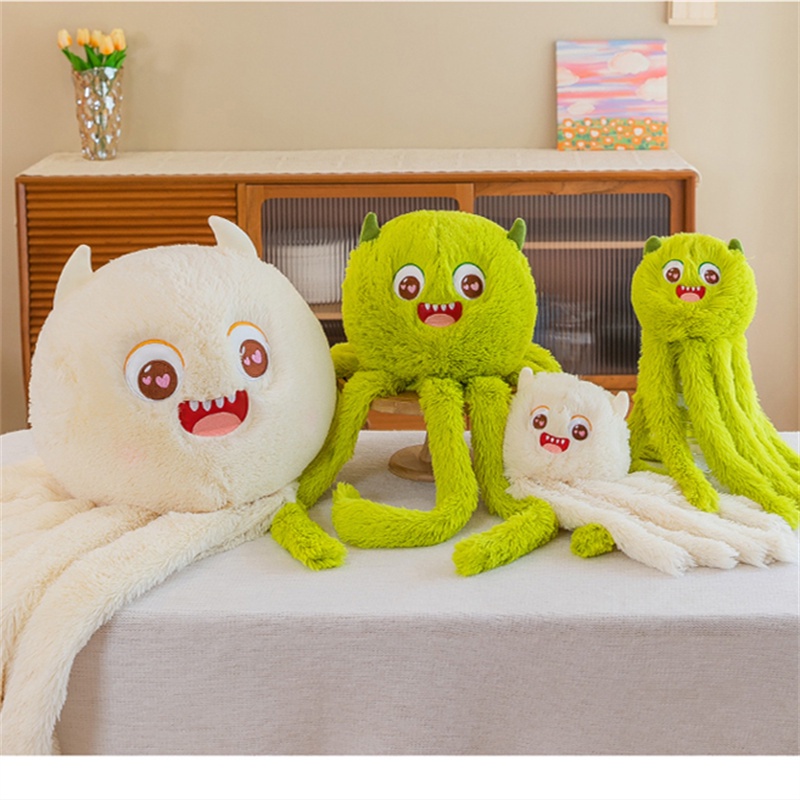 Boneka Plush Gurita Desain Berkualitas Tinggi Cocok Untuk Kolektor Dan Kipas