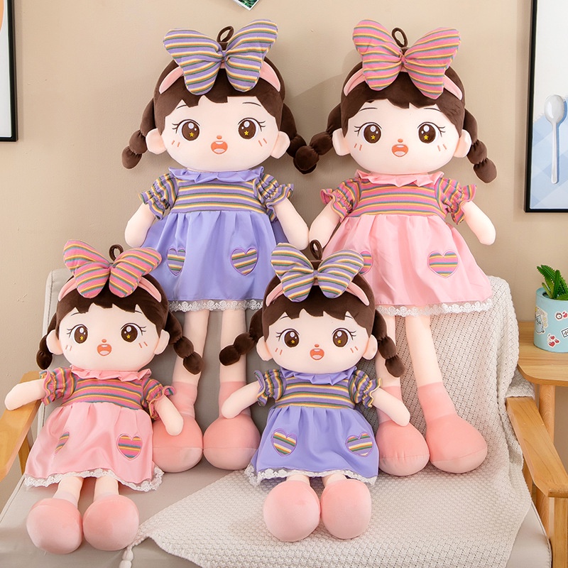 Boneka Aneh Dengan Pilihan Warna Pink Dan Ungu Bagus Untuk Décor Pembibitan Atau Playtime Fun