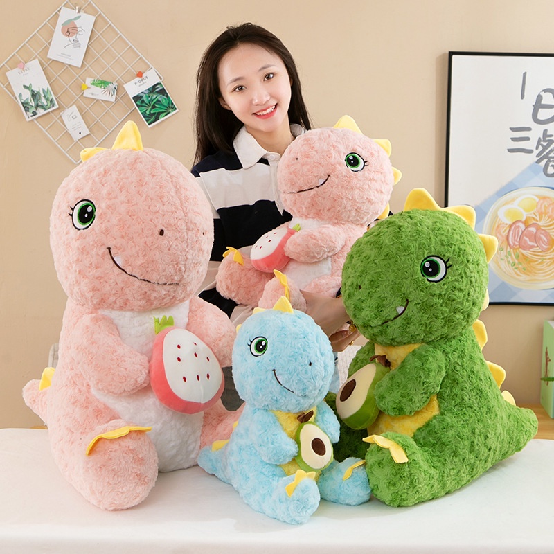 Boneka Binatang Dinosaurus High Quality Tersedia 3warna
