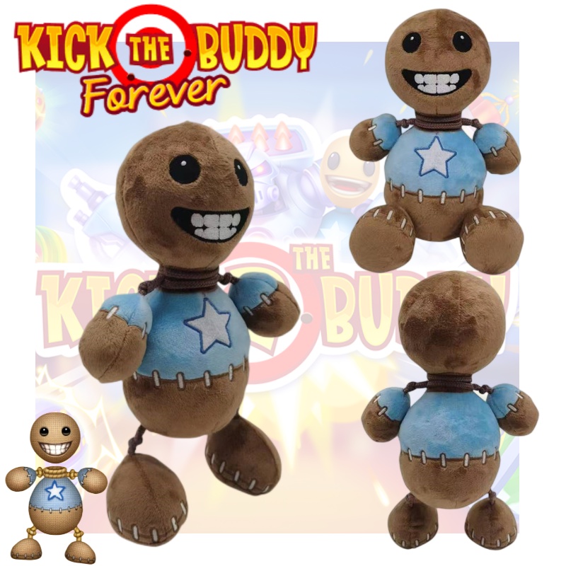 Wayang Man Game Buddy Kristal Mewah Bulu Halus Coklat Tinggi 30cm Bahan Katun Pp Import