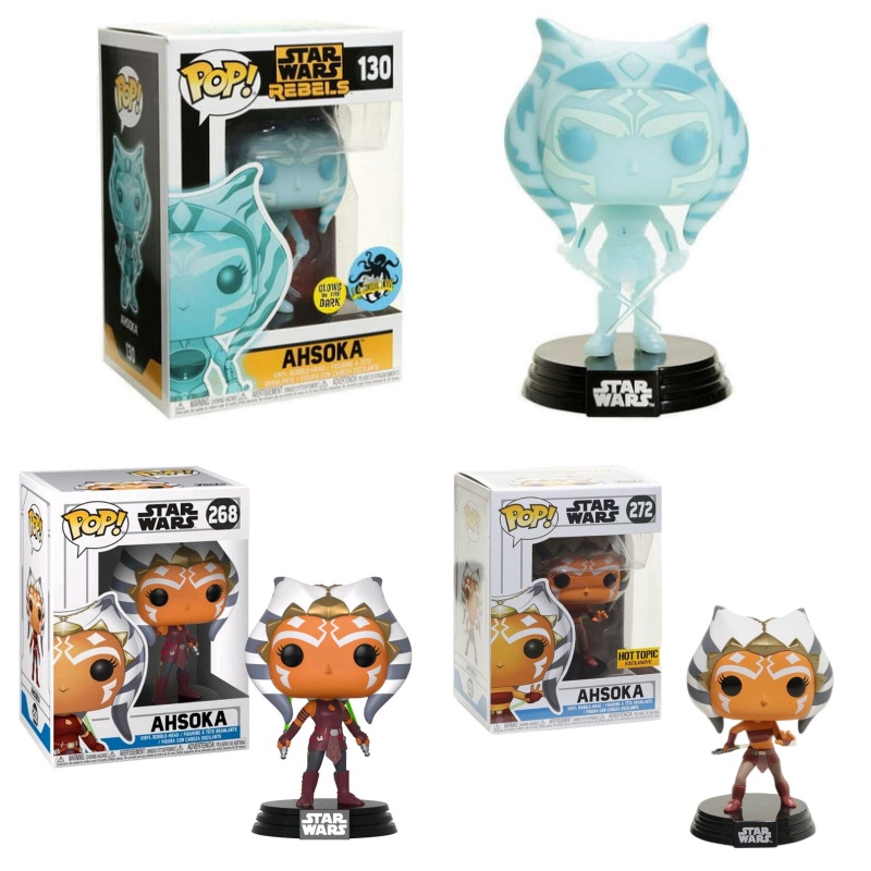 Funko Pop Star Wars Ahsoka Model Figure Tinggi 9cm Mainan Koleksi