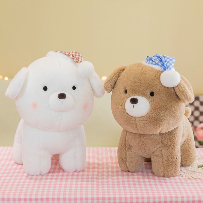 Mainan Mewah Lucu Dan Lembut Boneka Anjing Ding Dong Untuk Anak Perempuan, Boneka Puppy Realistis Untuk Hadiah Ulang Tahun