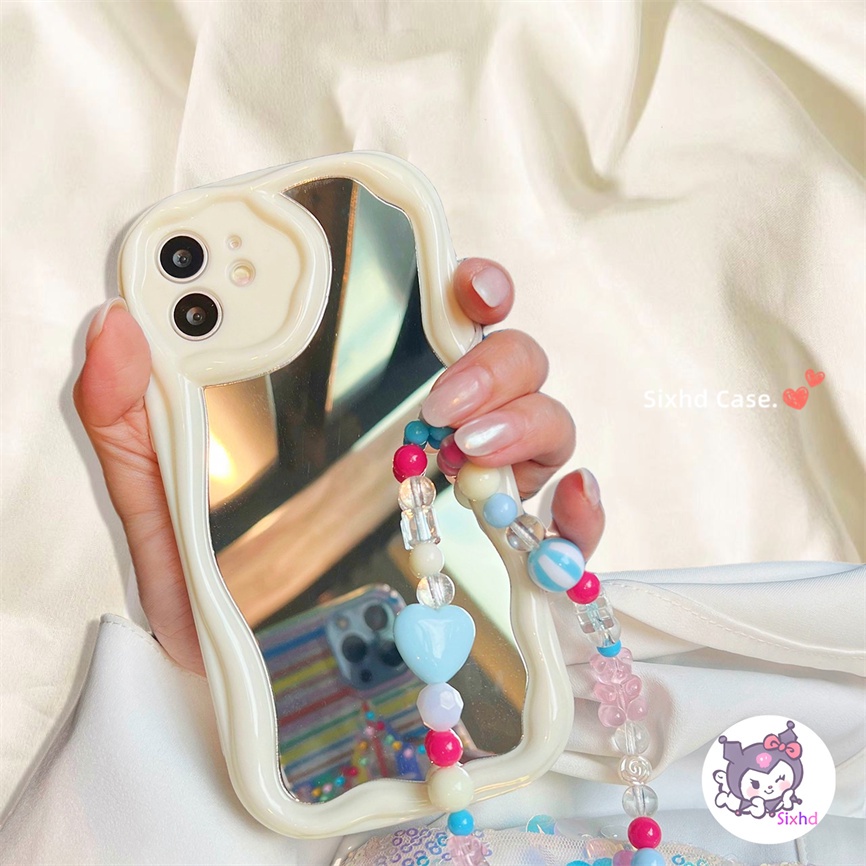 Redmi 12 12C 10C 10A 9C 9T Note 12 11 12s 11s 10s 9s 12Pro A2 A1 10 9A 9 Xiaomi 12 Lite 11 Lite Poco M3 X5 X3Pro NFC 9D Fashion Mirror Wave Edge Case Lembut Terang TPU Shockproof Cover