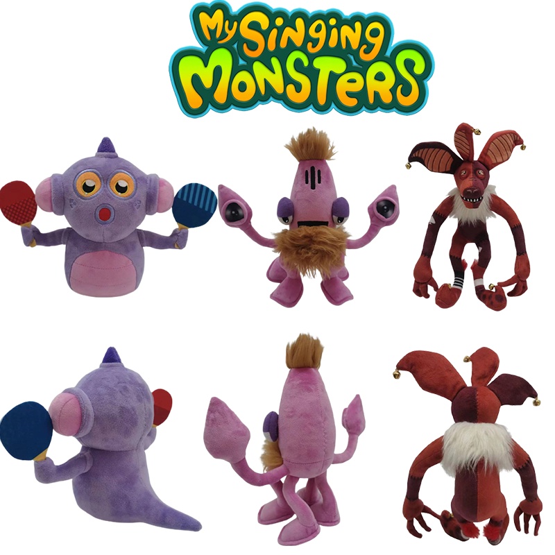 My Singing Monsters Hyehehe Cranchee PongPing Mainan Mewah Boneka Lembut Anak Hadiah 25cm