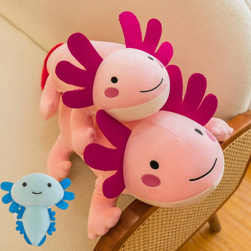 Salamander Plushie Adorable Set for Kids Termasuk Ibu Dan Bayi! Dua