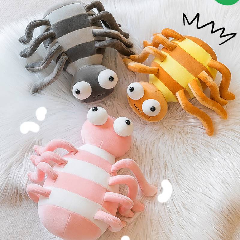 Plushie Spider Strip Lucu Dan Aneh Dengan Kaki Panjang Ideal Untuk Playtime Dan Naptime