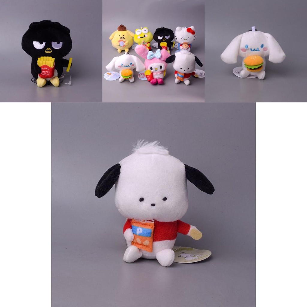 Lembut Sanrio Mymelody Plush Keychain Boneka Boneka Liontin Hadiah Anak