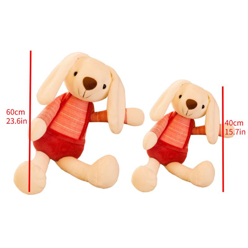 60cm Kelinci Lucu Mainan Mewah Telinga Panjang Boneka Kelinci Menenangkan Boneka Anak Kids Gift