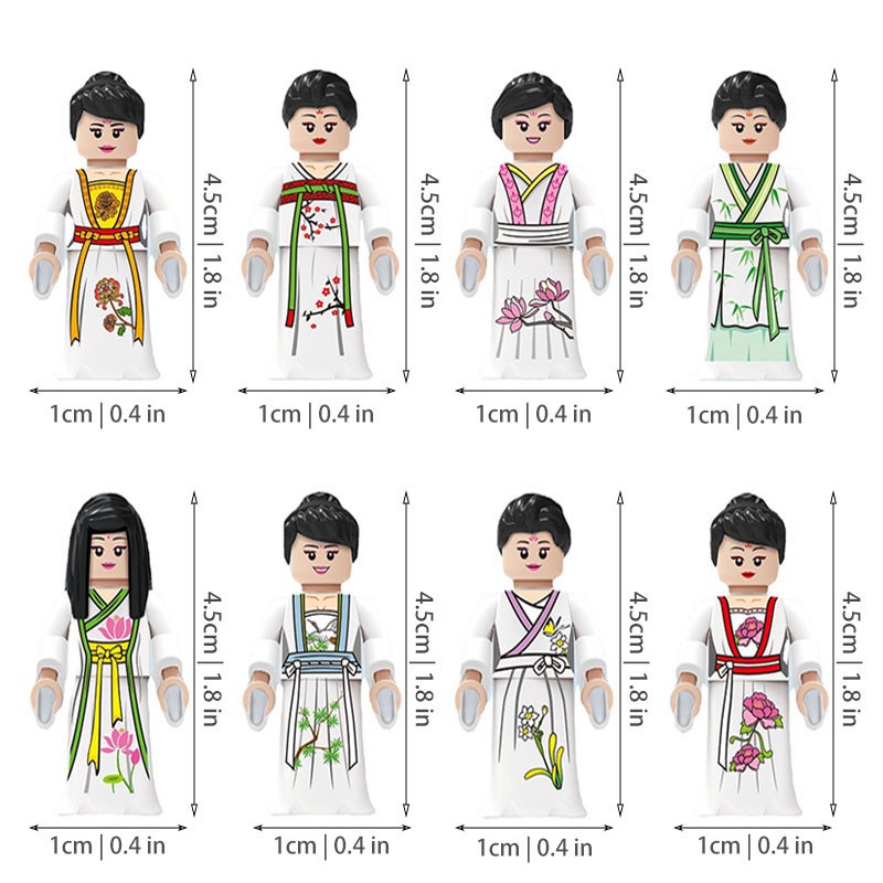 Baju Adat China Hanfu Dan Han Clothing Inspired Building Blocks