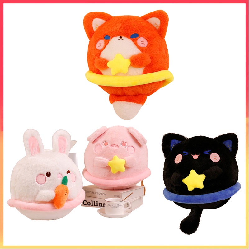 30 cm Bintang Planet Hewan Kelinci Mainan Mewah Rubah Lembut Babi Kucing Bantal Peluk Boneka Anak Hadiah