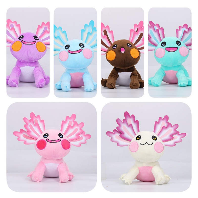 Axolotl Plush Lembut Dan Menggemaskan 6pilihan Warna Cocok Untuk Remaja Dan Dewasa Yang Suka Anime Dan Video Game