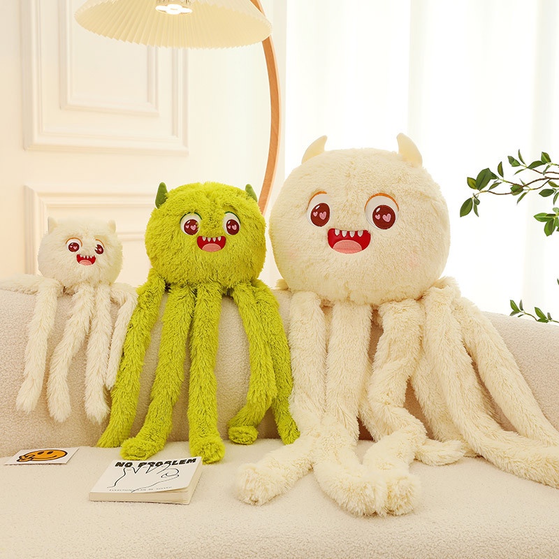 Boneka Plush Gurita Desain Berkualitas Tinggi Cocok Untuk Kolektor Dan Kipas