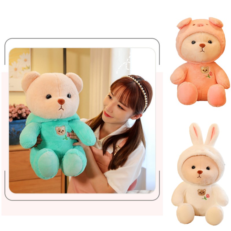 Boneka Teddy Bear Serbaguna Yang Bisa Berubah Jadi Karakter Berbeda Karakter Lolo Castle Collection)