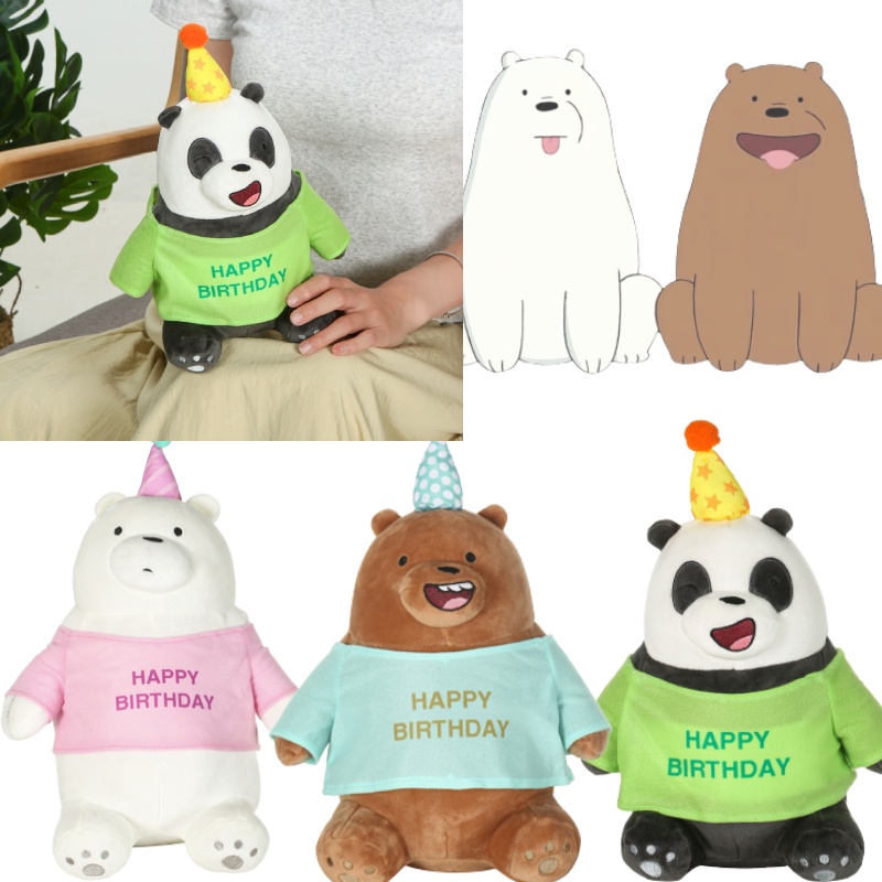 Boneka Beruang Polar Happy Birthday Fun And Festive Untuk Anak Dan Dewasa