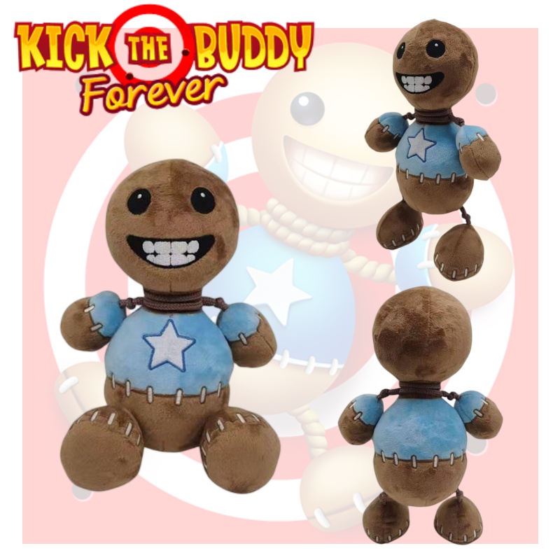 Wayang Man Game Buddy Kristal Mewah Bulu Halus Coklat Tinggi 30cm Bahan Katun Pp Import