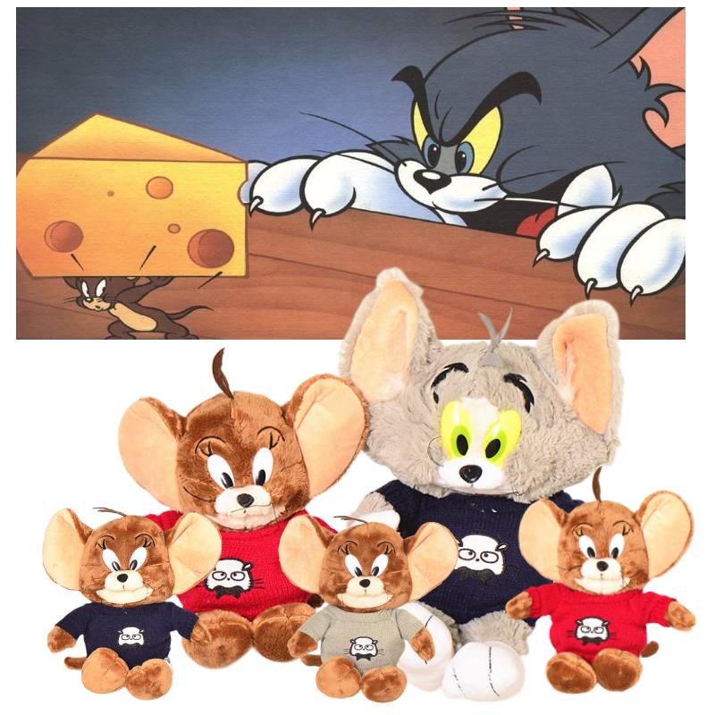 Boneka Tom And Jerry Binatang Dengan Bulu Halus, Cocok Untuk Waktu Bermain Anak