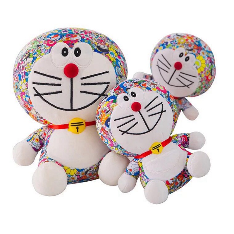 2018mainan Boneka Mewah DORAEMON UNIQLO X Takashi Murakami Limited Hadiah Anak Terbaru10&quot;