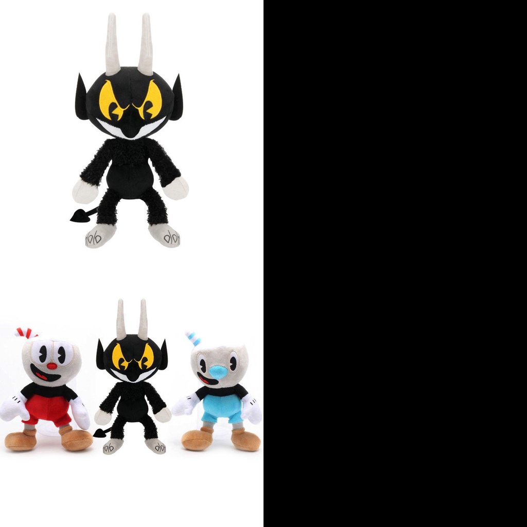 Adorable Cuphead Mugman Devil Boss Mainan Mewah Boneka Boneka Boneka Untuk Anak Bayi Xmas Gift Decor