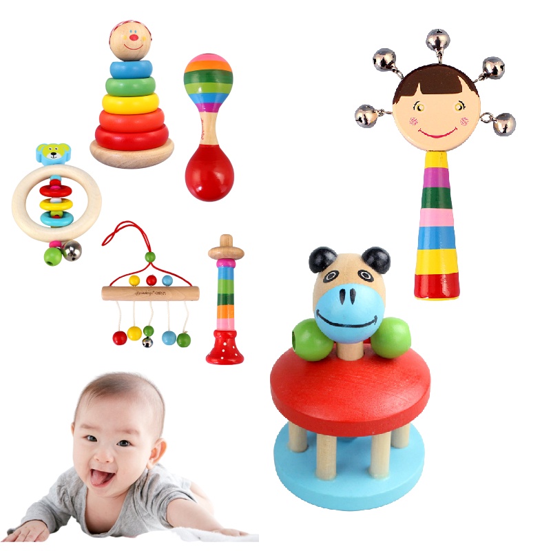 Mainan Bayi Tumbuh Gigi Tidak Beracun Dengan Suara Lonceng Yang Jernih Dan Lembut