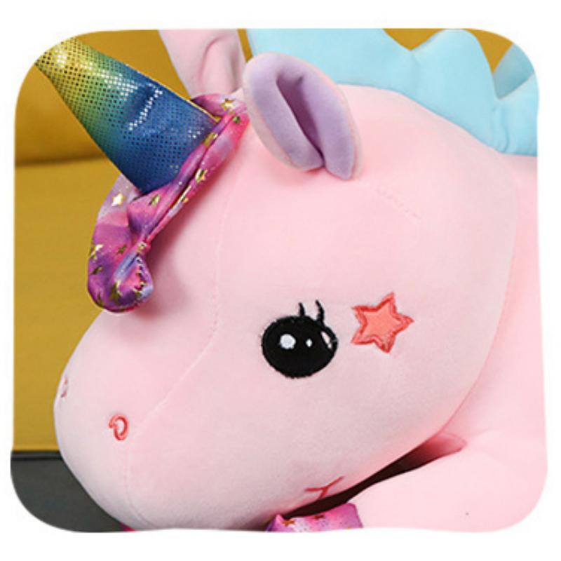 Unicorn Plush Animal Stuffed Doll Mainan Tidur Hadiah Ulang Tahun Anak