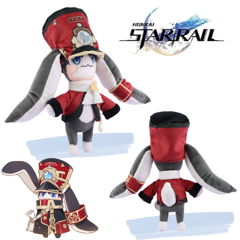 Honkai Rel Bintang pom-pom Mainan Mewah Boneka Boneka Anjing Berambut Pendek Warna Pam Dengan Pp Katun 28cm
