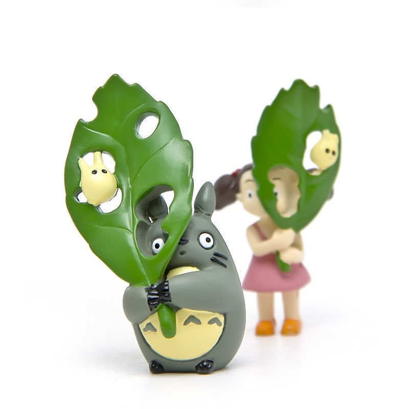 Planter Sukulen Lucu Dengan Patung Totoro Dan Mei