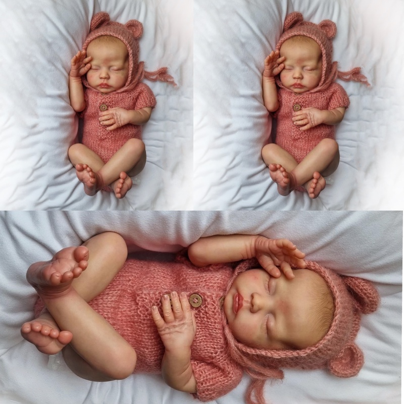 Adorable Npk 18inch Deliah Reborn Baby Doll Handmade Dengan Lembut
