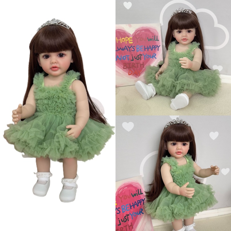 Betty Boneka Full Reborn Npk 55cm Asli Untuk E-commerce Silang-border