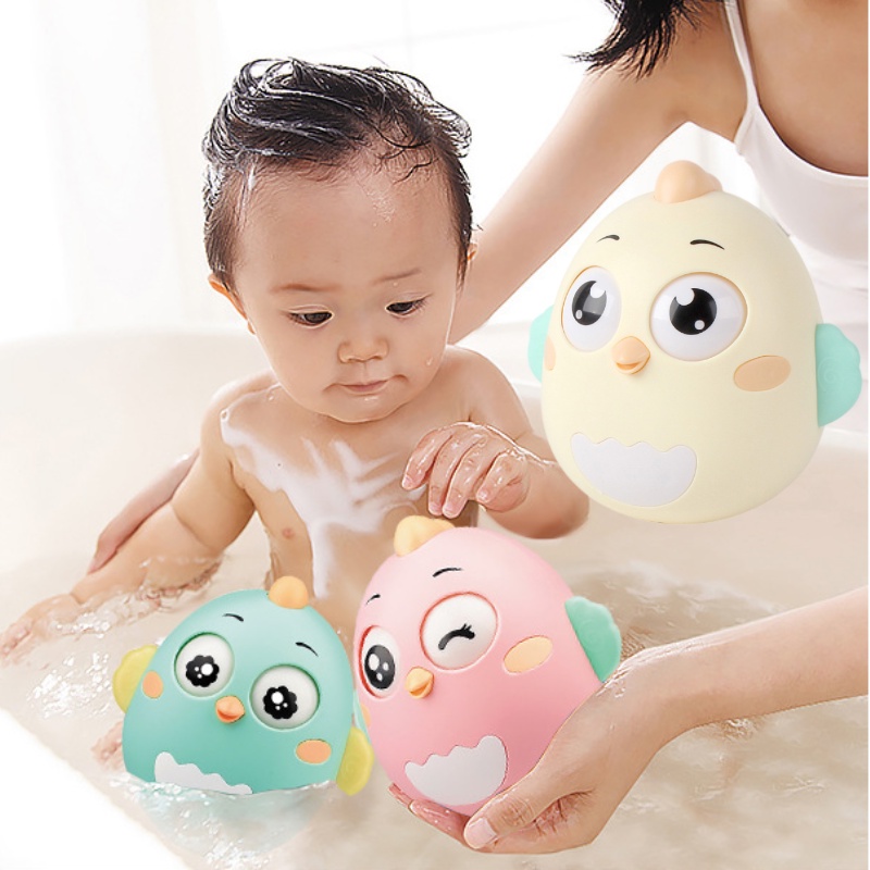 Mainan Bayi Perkembangan Sensorial Dan Kognitif Wobbler Anak Ayam Lucu Dengan Lonceng Bawaan Merek Ruicheng