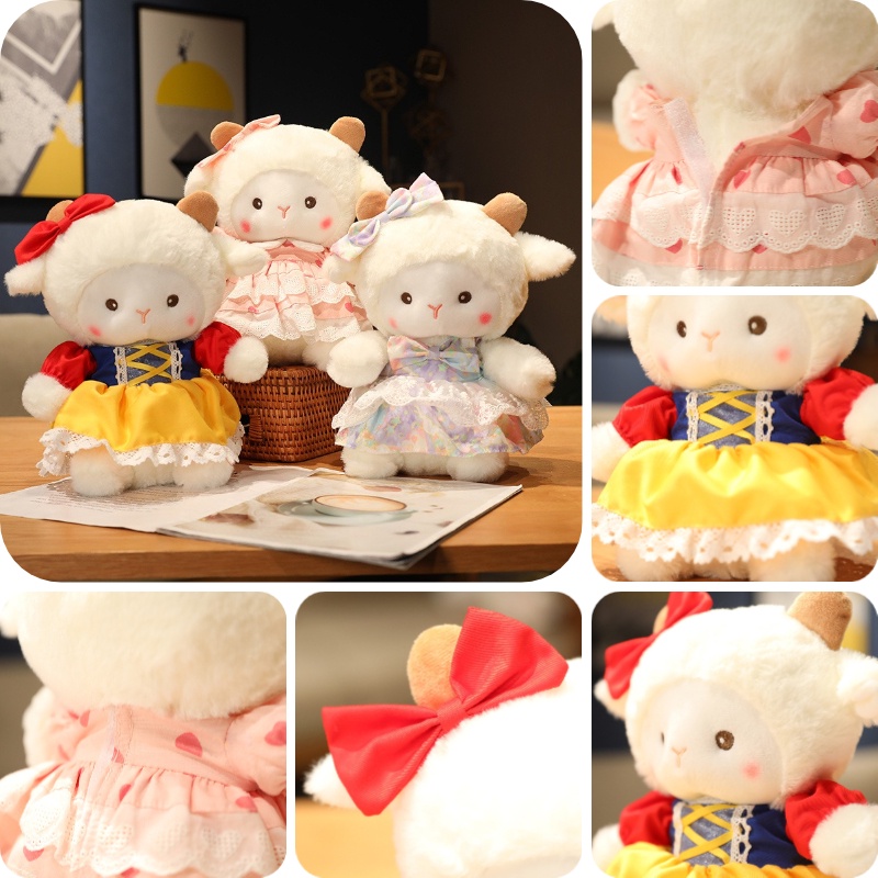 Mainan Plush Domba Lembut Dan Berbulu Pendamping Sempurna Untuk Anak-Anak Dan Dewasa