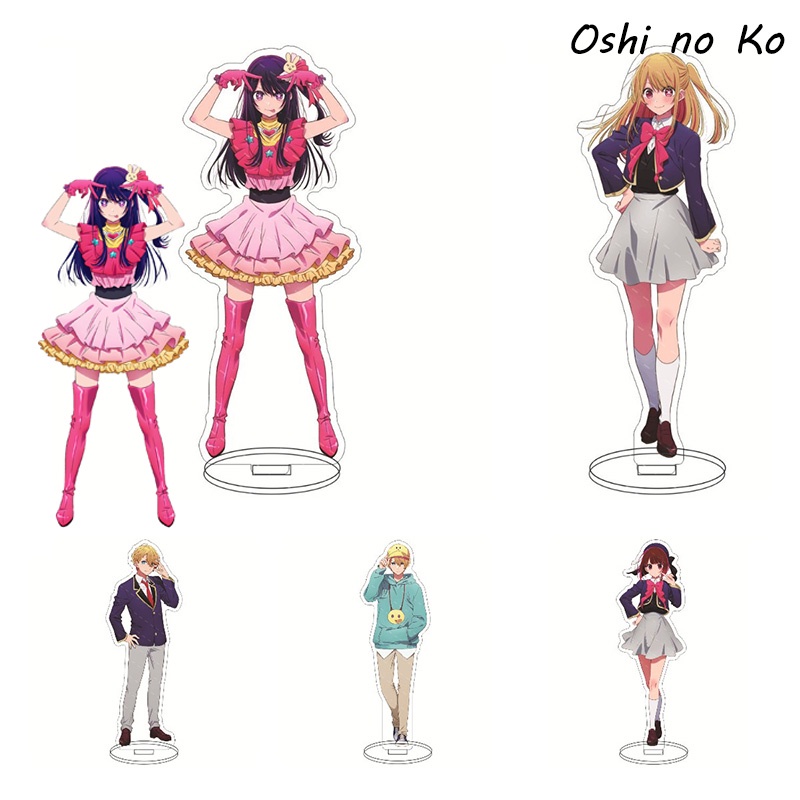 Oshi No Ko Double-Layer Acrylic Stand Sign Hoshino Ai Figure Fans Hadiah Hiasan