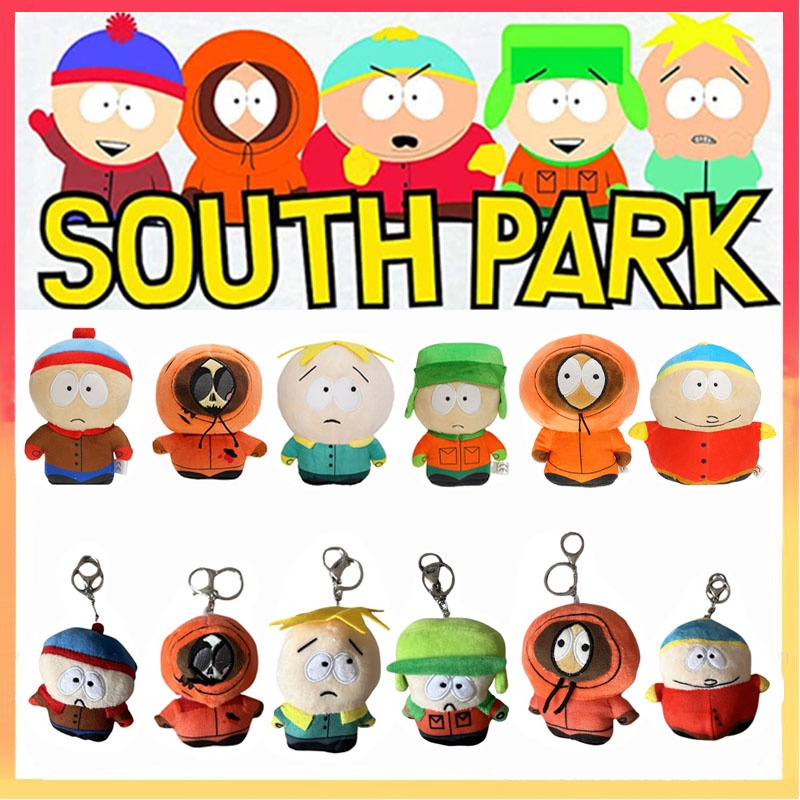 20 cm South Park Mainan Mewah Kartun Boneka Mewah Stan Kyle Kenny Cartman Plush Bantal Peluche Mainan Anak Hadiah Ulang Tahun