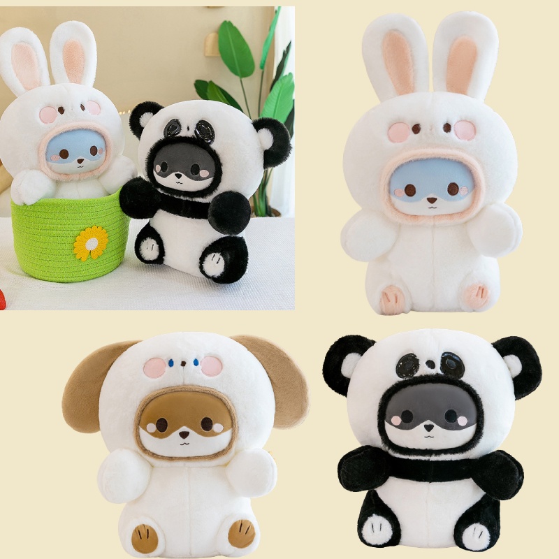 Plushie Animal Beludru Salju Super Lembut Untuk Waktu Peluk