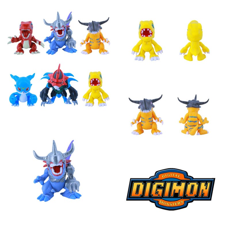 Of Set6 Figure Monster Digital Untuk Fans Kolektor Dan