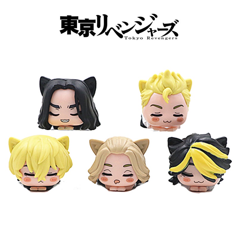 Set Angka Pvc Tokyo Avenger Cat-ear Kecil Untuk Kolektor