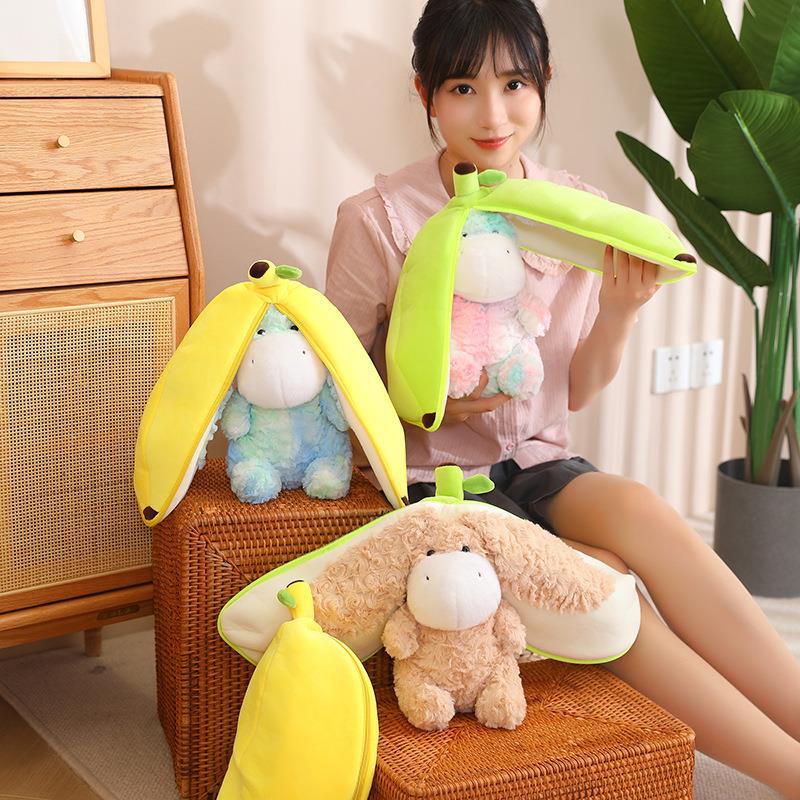 Mainan Plush Banana Donkey Menggemaskan Merek Lain Untuk Pecinta Hewan