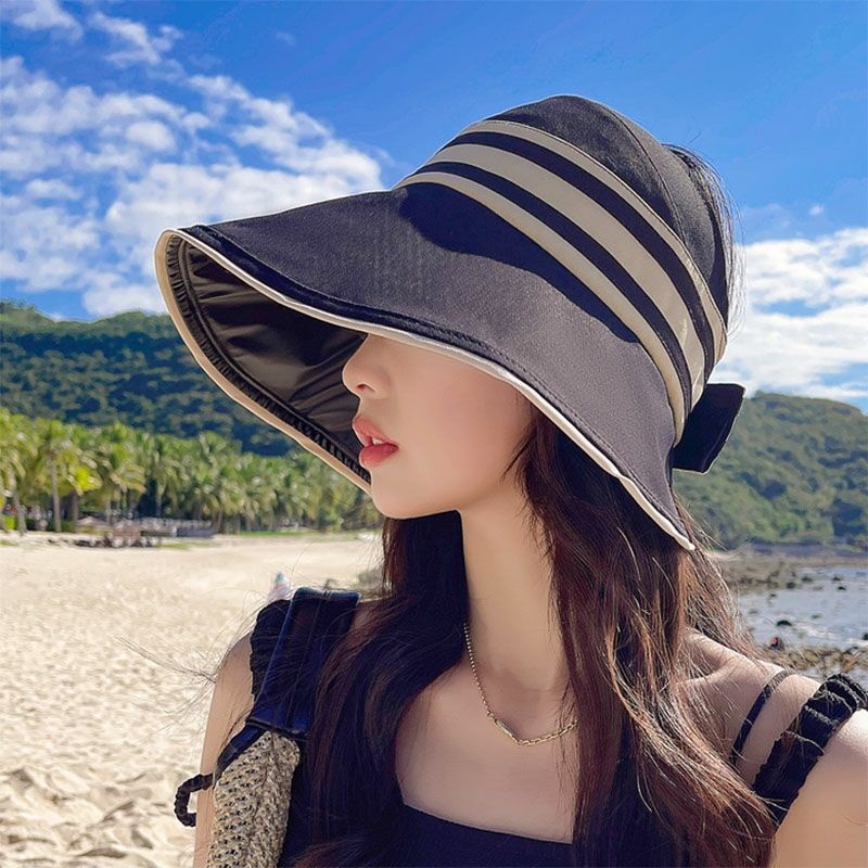 Daun Besar Dan Kosong Topi Nelayan Pelindung Matahari Shading Fashion Simple