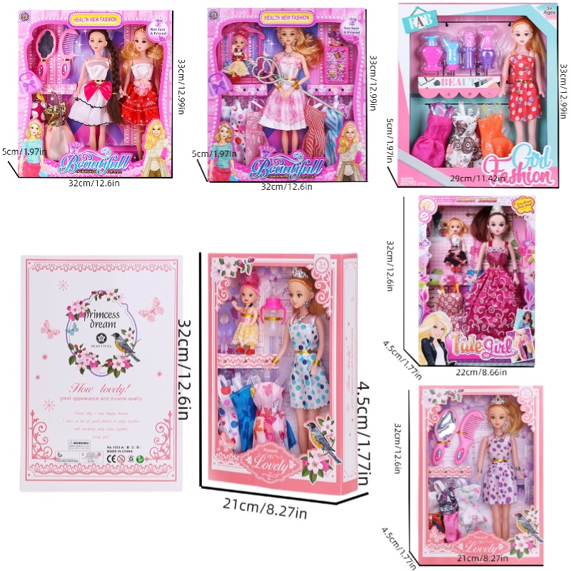 Boneka Barbie Fashion Princess Mainan Model Kolekte Hadiah Ulang Tahun Anak Ornamen