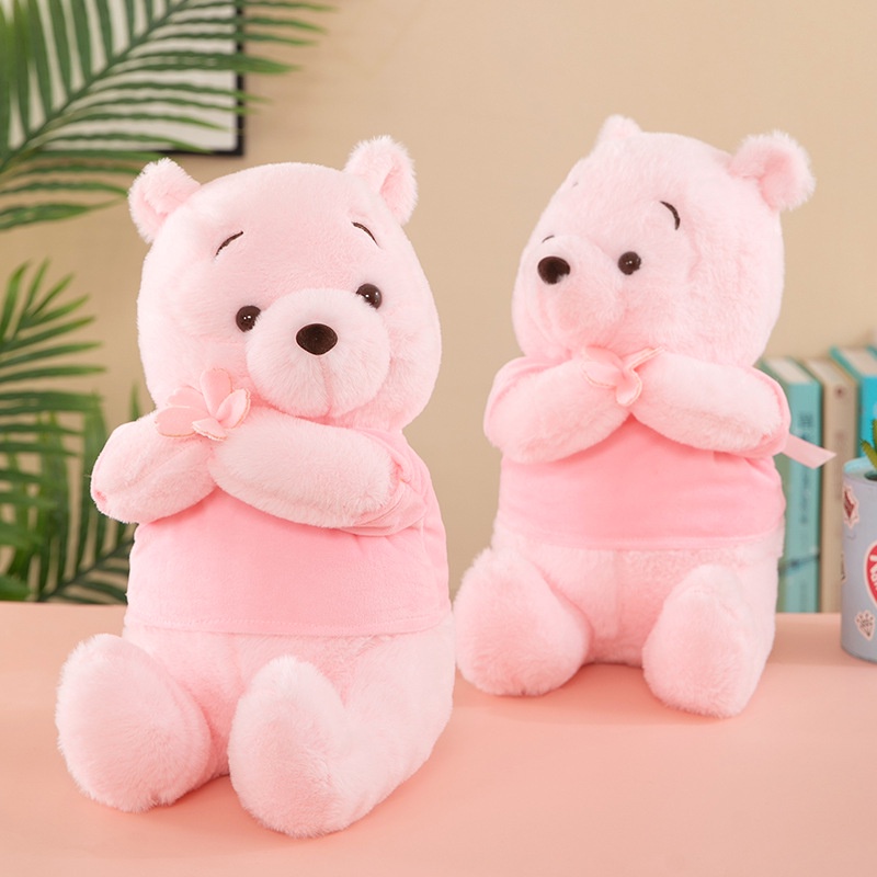 Cherry Blossom Winnie The Pooh Mainan Mewah Boneka Bantal Boneka Gadis Anak Kid Hadiah