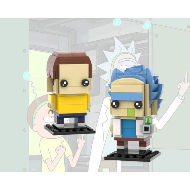 Set Bangunan Rick And Morty Keren Bagus Untuk Penggemar Diy
