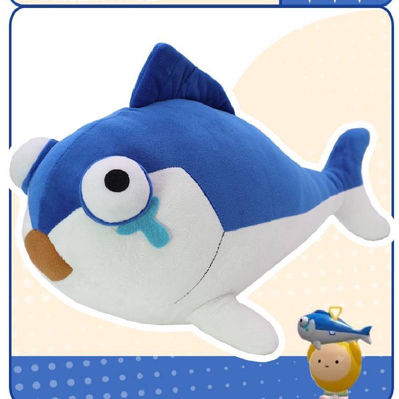 Boneka Plush Ikan Novelty Dengan Isian Katun Pp Agar Kenyamanan Ekstra