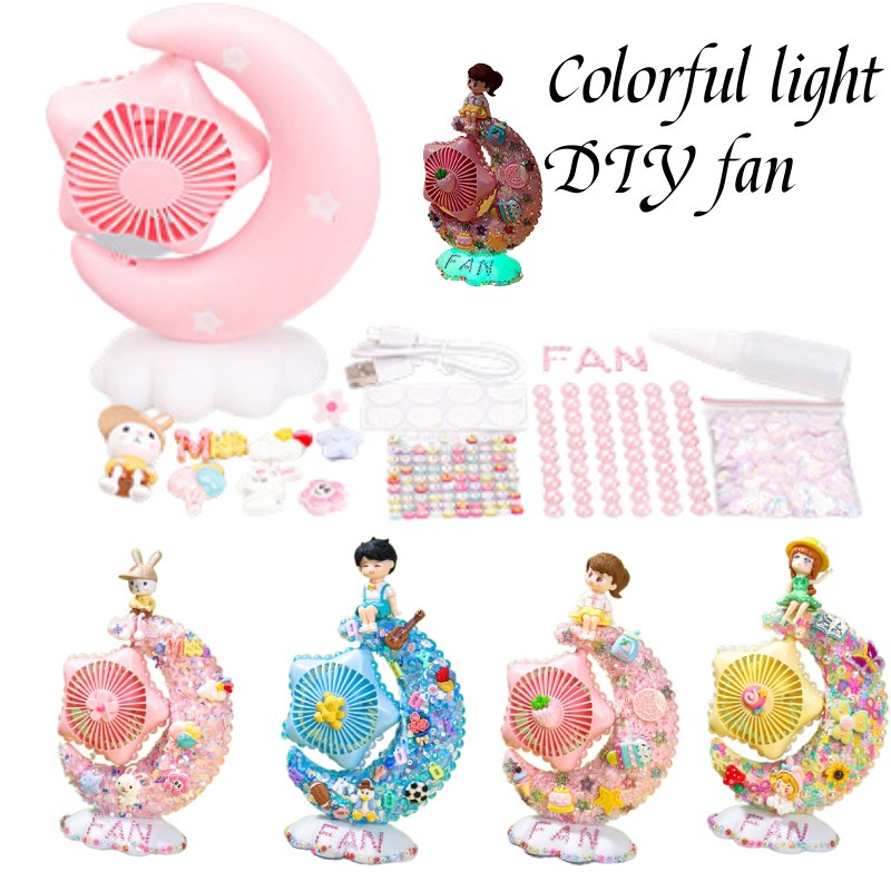 Mainan Belajar Dini- Candy Mini Fan Diy Craft Kit Untuk Anak