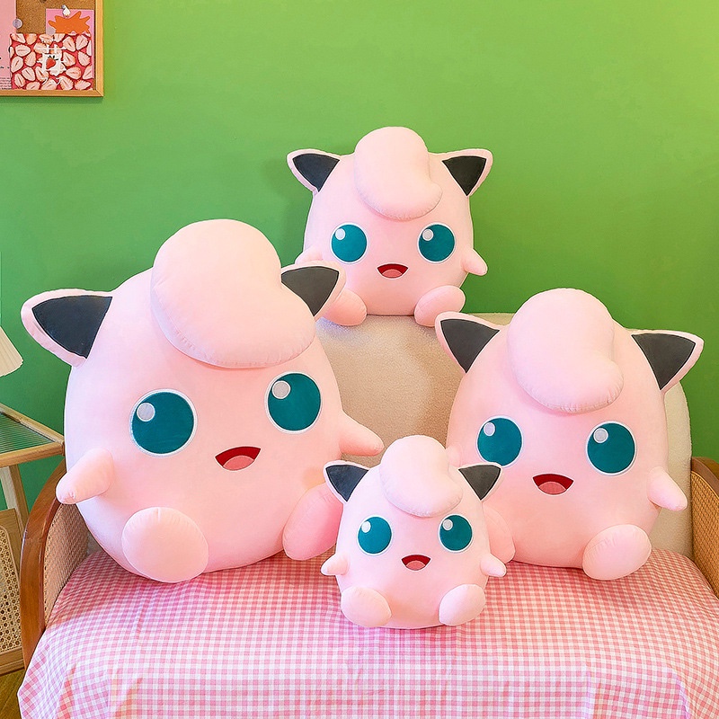 Jigglypuff Authentic Plush Toy, Isian Katun Pp, Bulu Penutup Pendek