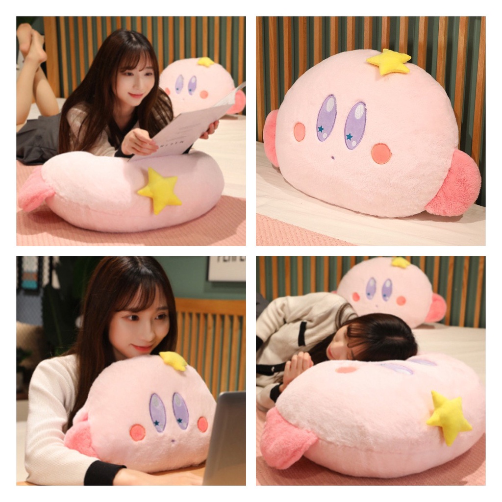 Switch Game Kirby Peripheral Star Kirby Plush Pillow Desain Kartun, Lembut Dan Dapat Dipeluk